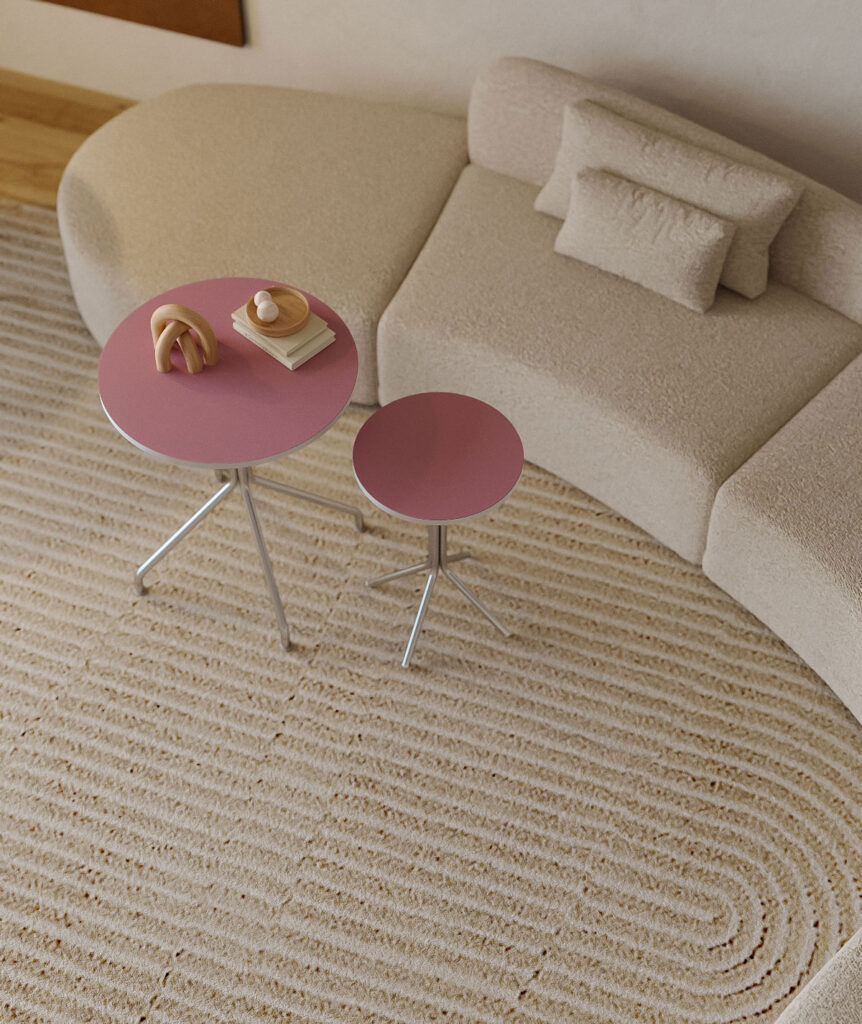 pink_s_c 클레이몽드 원형 티테이블